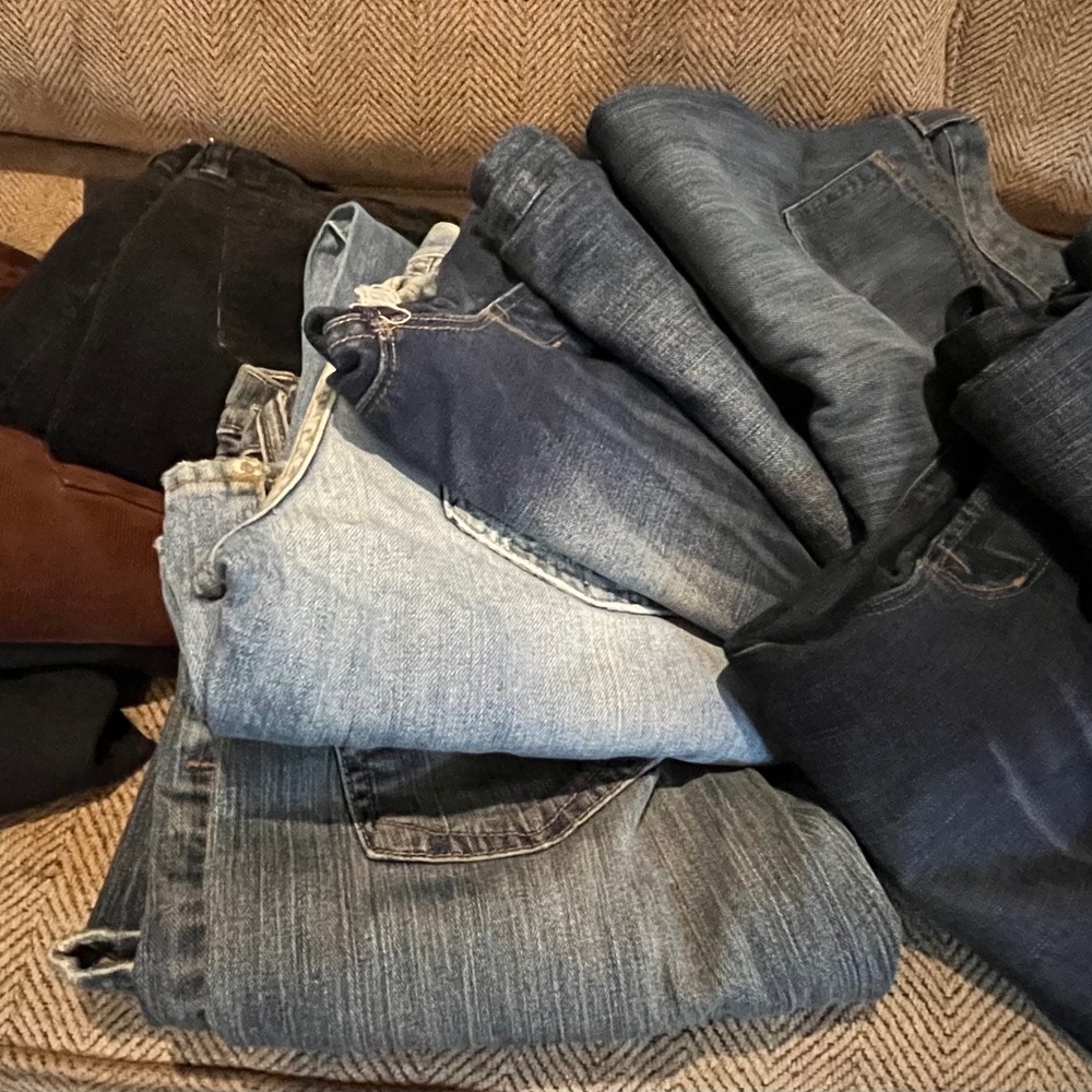 J Crew, Gap, Abercrombie, Lucky, J Brand - Jeans/Pants Lot - All must go - NO SE